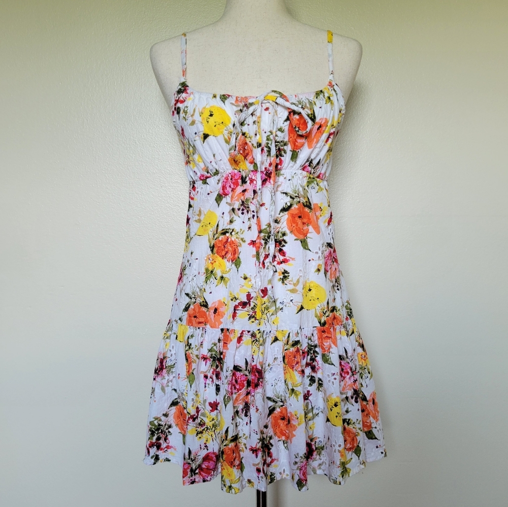 Xtraordinary | Y2k Floral Drop Waist Dress